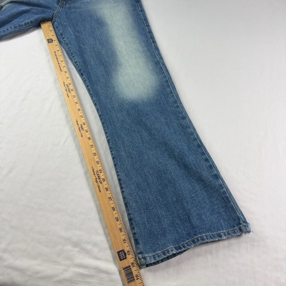 Vintage Abercrombie & Fitch Jeans Mens 36x34 Blue Bootcut Denim Y2K USA Made